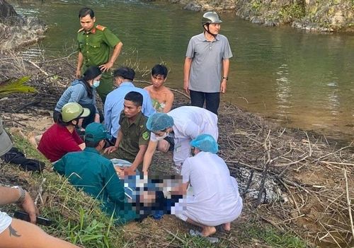 Khu vực xảy ra vụ đuối nước khiến hai học sinh lớp 9 không qua khỏi chiều 26/3 tại xã Tiên Phước. Ảnh: UBND xã Tiên Phước