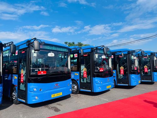 TP.HCM đưa vào khai thác 66/189 tuyến xe buýt sử dụng năng lượng sạch với hàng trăm đoàn phương tiện.