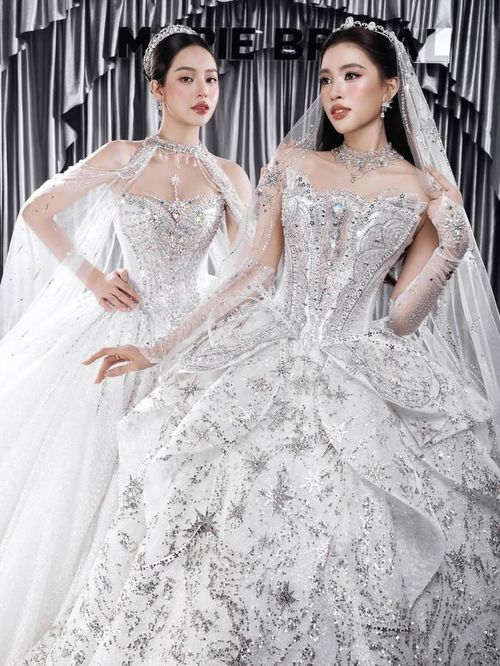Thanh Thủy và Tiểu Vy được cho là hai nàng hậu nổi bật nhất nhì Vbiz hiện nay.
