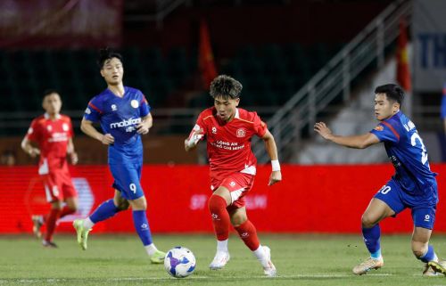 Công an TP HCM thắng 3 trên 5 trận gần nhất tại V.League. (Ảnh: VPF).