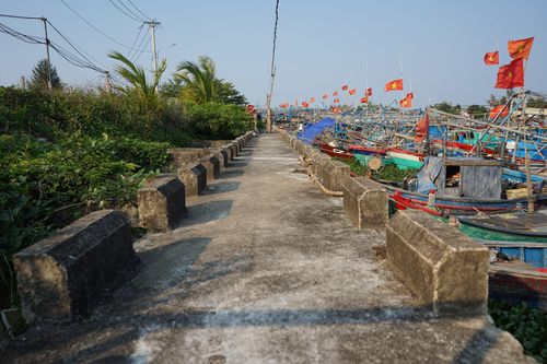 Cảng cá Hồng Triều được quy hoạch thành khu neo đậu, tránh trú bão. Ảnh: LÂM VIÊN