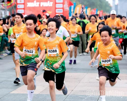 Và không thể thiếu các runner “nhí”.