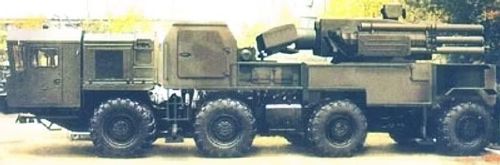 Việc sử dụng khung gầm MZKT cho các tổ hợp Pantsir đã được xem xét từ nửa cuối những năm 1990, khi UAE thể hiện sự quan tâm đến các hệ thống phòng không tầm thấp này.