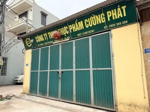  Trụ sở Công ty TNHH thực phẩm Cường Phát. 