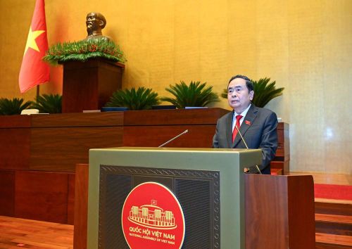 Chủ tịch Quốc hội Trần Thanh Mẫn phát biểu khai mạc