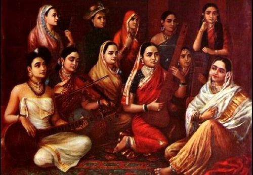 Tác phẩm "Thiên hà của các nghệ sĩ" (Raja Ravi Varma)