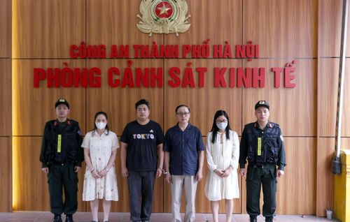 Các đối tượng bị khởi tố. Ảnh: CACC