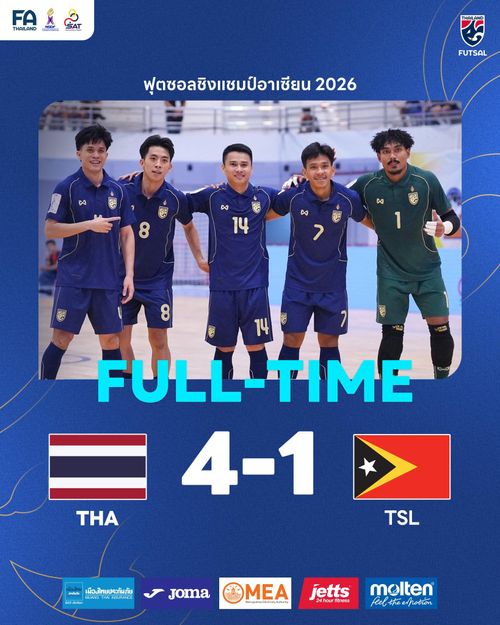 ĐT futsal Thái Lan ra quân thuận lợi tại giải Đông Nam Á - Ảnh: FAT