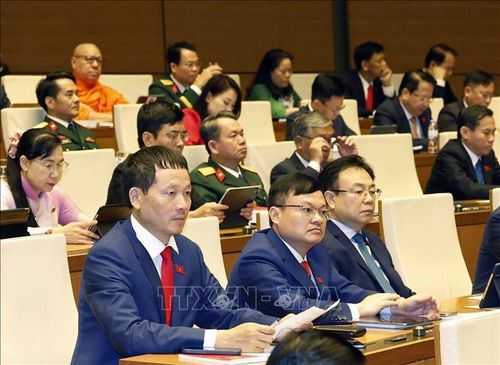 Các đại biểu tham dự phiên khai mạc Kỳ họp thứ Nhất, Quốc hội khóa XVI. Ảnh: Thống Nhất/TTXVN