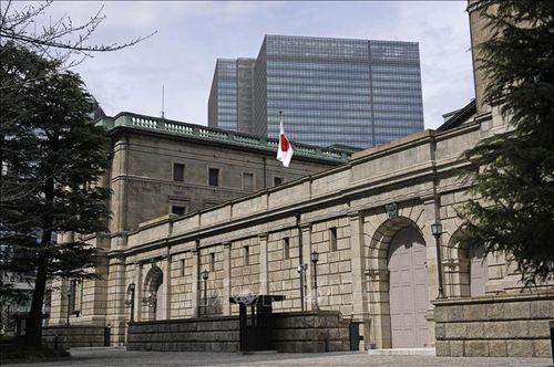 Trụ sở Ngân hàng Trung ương Nhật Bản tại thủ đô Tokyo. Ảnh: Kyodo/TTXVN