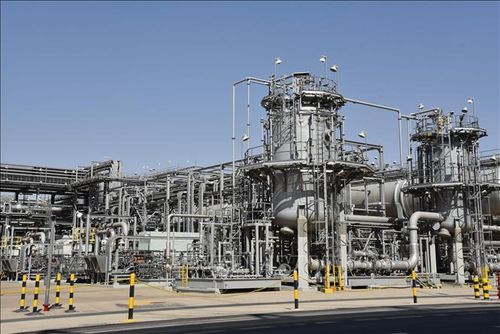 Cơ sở khai thác dầu ở Dammam, Saudi Arabia. Ảnh: THX/TTXVN