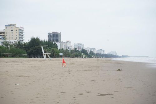 Bãi biển Sầm Sơn, Thanh Hóa thời điểm mùa đông.