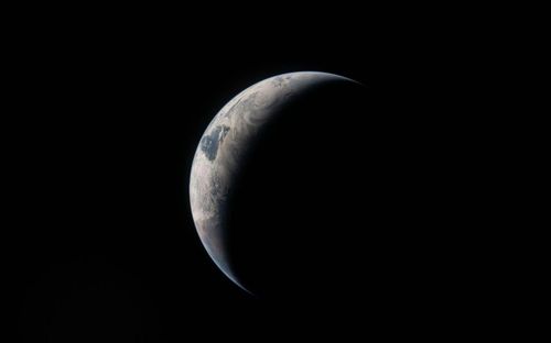 Hình chụp Trái Đất từ chuyến du hành của các phi hành gia trên con tàu Artemis II (Nguồn: NASA)