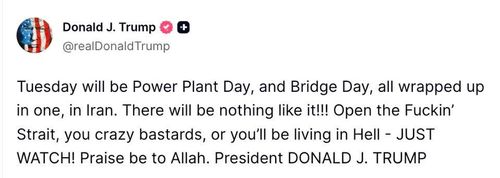 Bài đăng trên mạng xã hội Truth Social của Tổng thống Mỹ Donald Trump. Ảnh: Reuters.