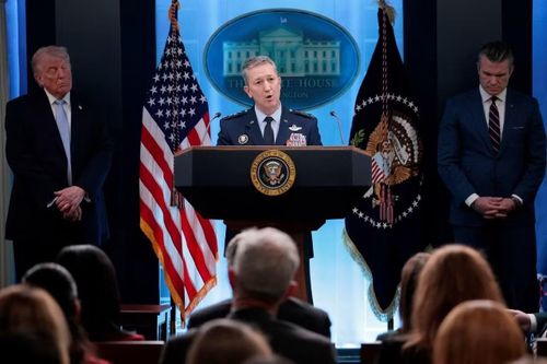 Chủ tịch Hội đồng Tham mưu trưởng Liên quân Mỹ - tướng Dan Caine. (Ảnh: Reuters)