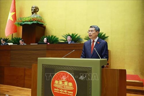Thủ tướng Chính phủ Lê Minh Hưng phát biểu nhậm chức. Ảnh: Thống Nhất/TTXVN