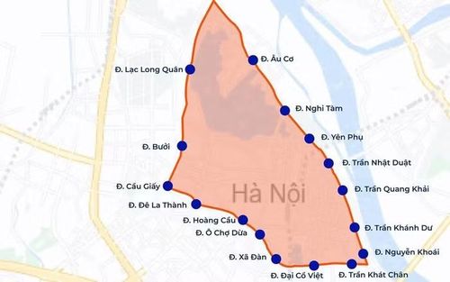 Khu vực Vành đai 1 của thành phố Hà Nội