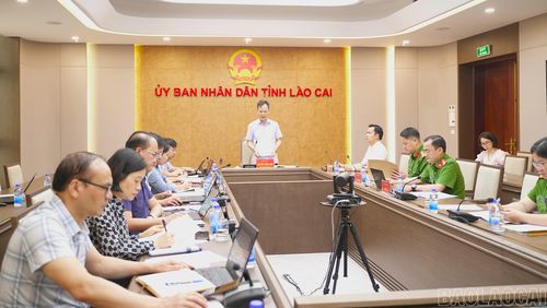 Đồng chí Nguyễn Thành Sinh – Phó Chủ tịch UBND tỉnh phát biểu chỉ đạo tại hội nghị.