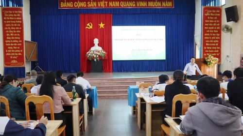 Quang cảnh lễ khai giảng