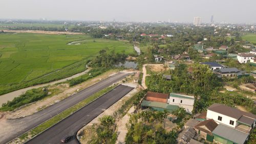 Dự án đường Hàm Nghi kéo dài cũng vướng mắc mặt bằng từ nhiều năm nay.