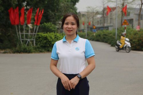 Bà Kiều Thị Quý, hội viên Hội phụ nữ thôn Liệp Mai, xã Kiều Phú, thành phố Hà Nội. Ảnh: PV
