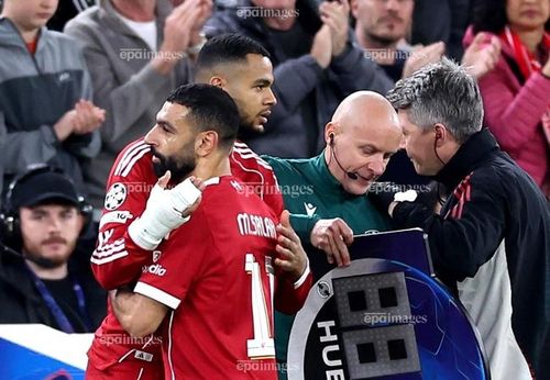 Hai chân sút chất lượng Salah và Gakpo của đội khách Liverpool. Ảnh: EPA.
