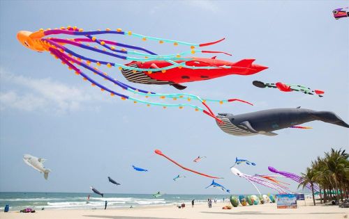 Từ 25.4 đến 2.5, hàng chục cánh diều nghệ thuật đồng loạt bay cao, tạo nên không gian lễ hội sống động, góp phần làm mới trải nghiệm du lịch biển Đà Nẵng