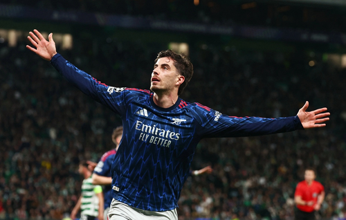 Kai Havertz lập công giúp Arsenal đánh bại Sporting Lisbon 1-0. Ảnh: Reuters