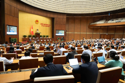  Quang cảnh phiên họp. 