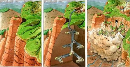 Trữ lượng vàng tại Las Médulas rất phong phú nhưng lại bị chôn vùi dưới những lớp đất đá dày đặc. Việc khai thác vàng đòi hỏi tốn nhiều nhân công và triển khai ở quy mô lớn. Ảnh: amusingplanet.