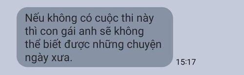 Tin nhắn của một tác giả tâm sự về ý nghĩa cuộc thi viết "Cha và con gái".