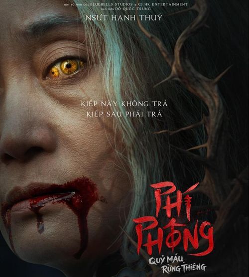 Tạo hình kinh dị của NSƯT Hạnh Thúy trong Phí Thông: Quỷ Máu Rừng Thiêng. - ẢNh: FBNV