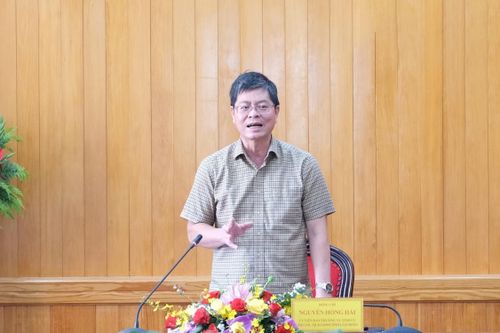 Ủy viên Ban Thường vụ Tỉnh ủy, Phó Chủ tịch UBND tỉnh Lâm Đồng Nguyễn Hồng Hải kết luận buổi làm việc