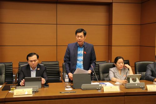 Đại biểu Nguyễn Hoàng Giang (Đắk Lắk) phát biểu. Ảnh: Đắc Trường