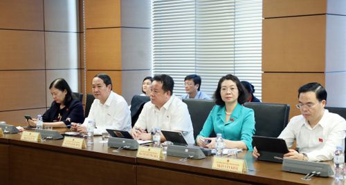 Các đại biểu dự phiên thảo luận tại tổ