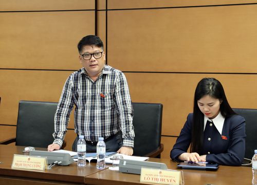 ĐBQH Phạm Trọng Cường (Ninh Bình) phát biểu ý kiến