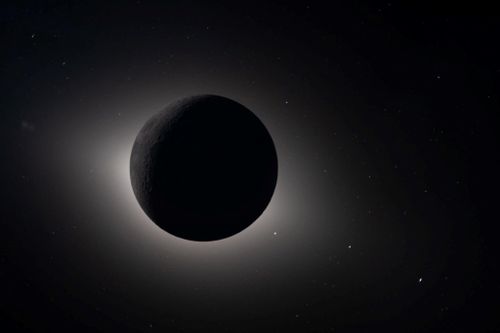 Từ góc nhìn của Artemis II, Mặt Trăng che khuất Mặt Trời, hé lộ khung cảnh mà rất ít người trong lịch sử từng được chứng kiến. (Ảnh: NASA)