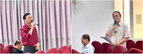Các đại biểu thẳng thắn cho ý kiến tại hội nghị. Ảnh: QA