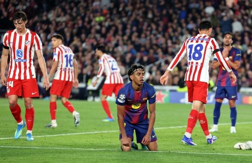  Yamal suy sụp sau thất bại 0-2 của Barcelona trước Atletico. 