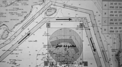 Lực lượng Vệ binh Cách mạng Hồi giáo Iran công bố các tuyến đường thay thế qua eo biển Hormuz. Ảnh: Al Jazeera.