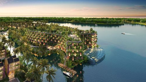 Bất động sản sinh thái - lựa chọn phù hợp với định hướng phát triển gắn với bảo tồn của Hội An. Ảnh phối cảnh: DPG