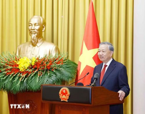 Tổng Bí thư, Chủ tịch nước Tô Lâm phát biểu chỉ đạo. (Ảnh: Thống Nhất/TTXVN)