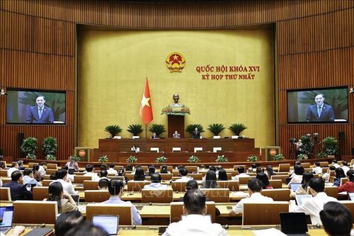 Phó Chủ tịch Quốc hội Nguyễn Khắc Định phát biểu. Ảnh: Doãn Tấn/TTXVN