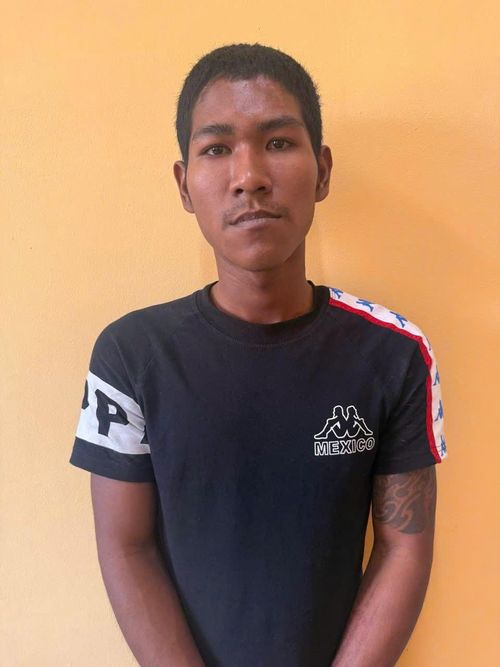 Kim Toàn thời điểm bị bắt.
