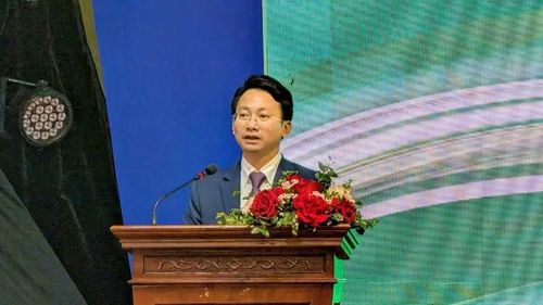 Ông Trần Trung Hiếu, Phó Giám đốc Sở Du lịch Hà Nội phát biểu.