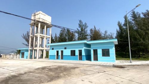 Các hạng mục tại Dự án Cảng cá Hồng Triều được xây dựng hoàn thiện.