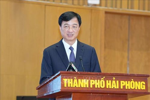Đồng chí Nguyễn Duy Ngọc, Ủy viên Bộ Chính trị, Bí thư Trung ương Đảng, Trưởng Ban Tổ chức Trung ương, phát biểu chỉ đạo tại hội nghị.