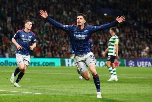  Havertz tỏa sáng trong chiến thắng 1-0 của Arsenal trước Sporting. 