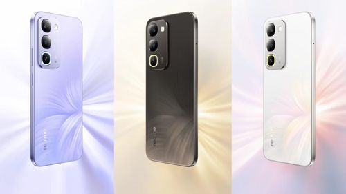 Realme C100 4G có ba tùy chọn màu sắc gồm Tím Khải Hoàn, Nâu Vĩnh Cửu và Trắng Vinh Quang