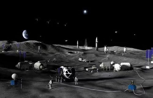 NASA có kế hoạch xây dựng một căn cứ thường trực trên Mặt Trăng theo từng bước, dự kiến hoàn thành vào năm 2032. Nguồn ảnh: NASA.